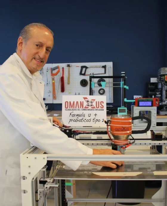 Omanxus lanza nueva gama de pizzas 3D con probióticos